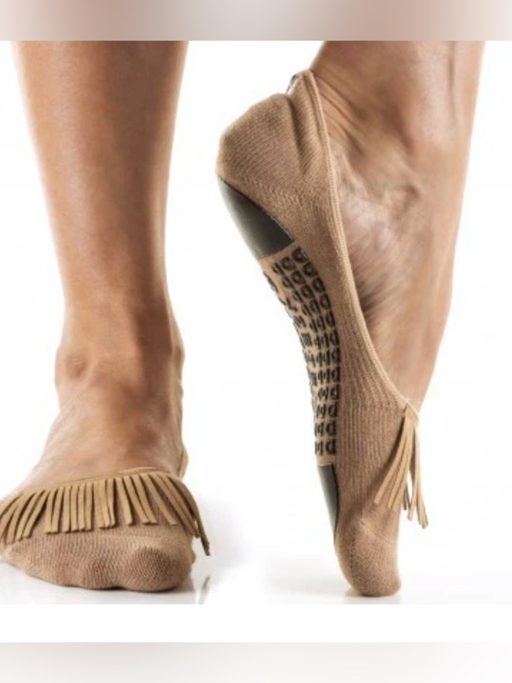 New! Moccasin Closed Toe Grip Socks (Barre / Pilates)